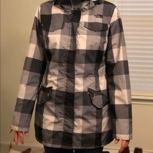 THE NORTH FACE Checkerboard rain coat